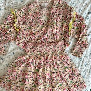 Tanya Taylor Floral Mini Dress